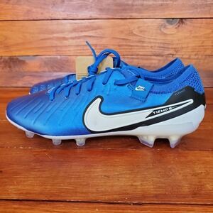Nike Tiempo‎ Legend 10 Elite FG Soccer Cleats 6.5M/8W Soar Blue White DV4328-400
